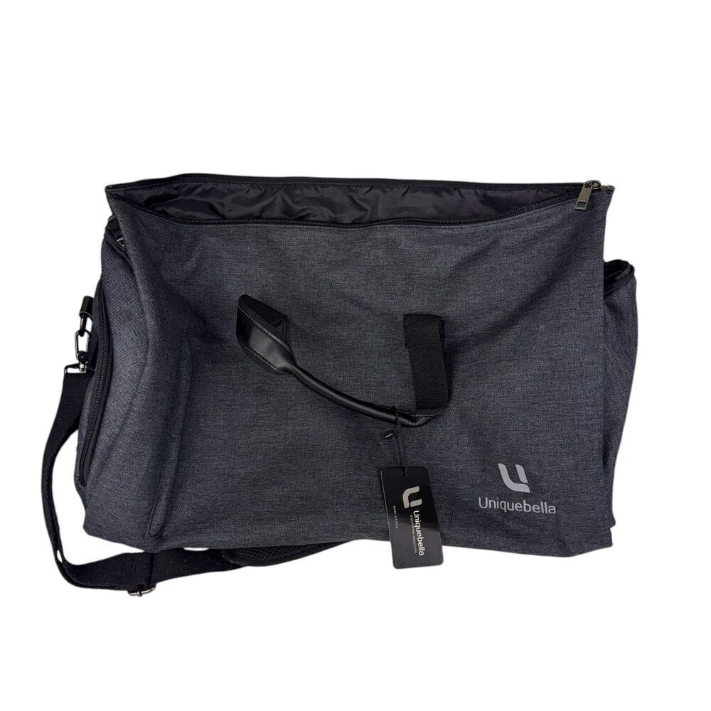 UniqueBella 2 in 1 Travel‎ Garment Bag & Duffel Bag Grey New